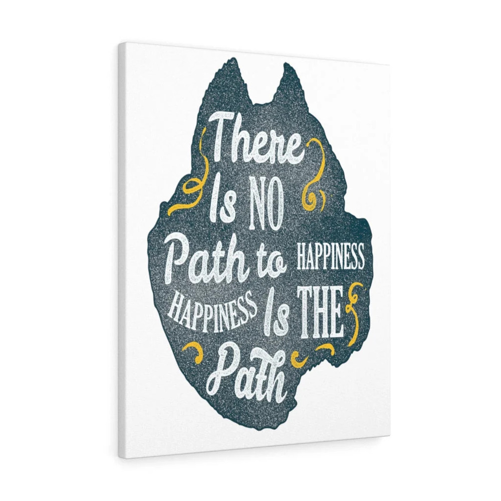 Inspirational Wall Art Happiness is the Path Wall Art Motivation for Inspiring
